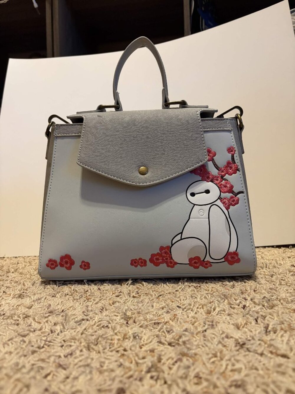 Loungefly Disney Big Hero 6 Baymax Cherry Blossom Handbag